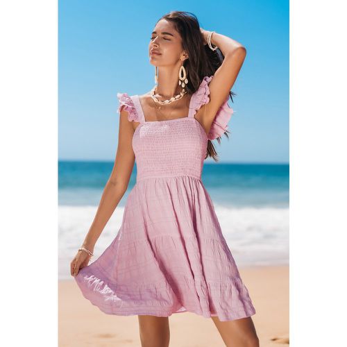 Robe courte superposée rose - CUPSHE - Modalova