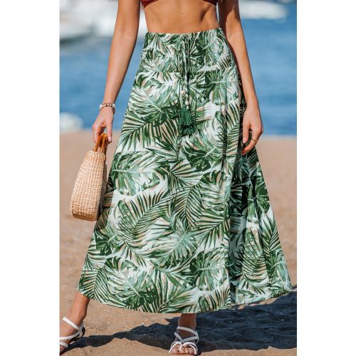 Jupe cover up tissée nouée sur le devant - CUPSHE - Modalova