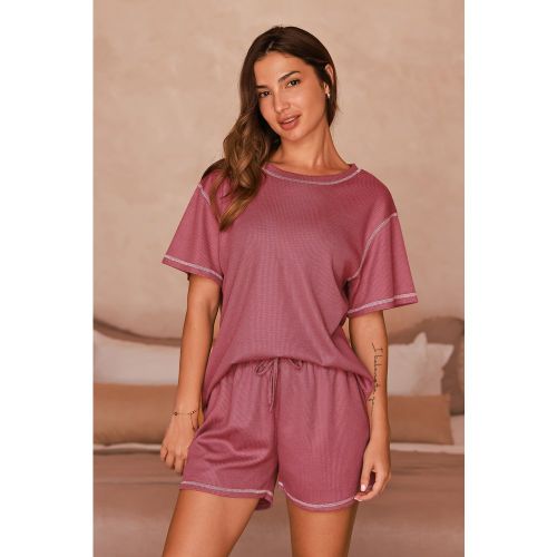 Ensembles de pyjama rouge col rond - CUPSHE - Modalova