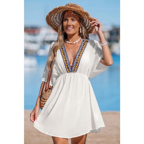 Robe cover up courte blanche manches dolman - CUPSHE - Modalova