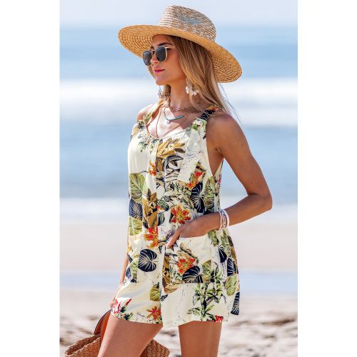 Combishort tropical jambe droite - CUPSHE - Modalova