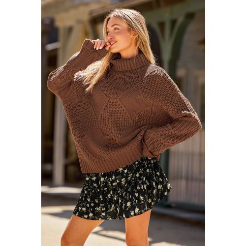 Pull marron coupe décontractée - CUPSHE - Modalova