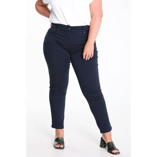 Pantalon 5 poches satin de coton - PROMISS - Modalova