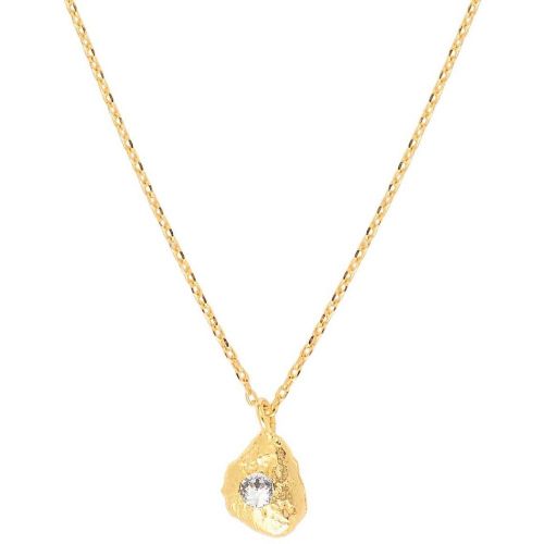 Collier doré à l' fin cristal ELEVEN - CAROLINE NAJMAN - Modalova