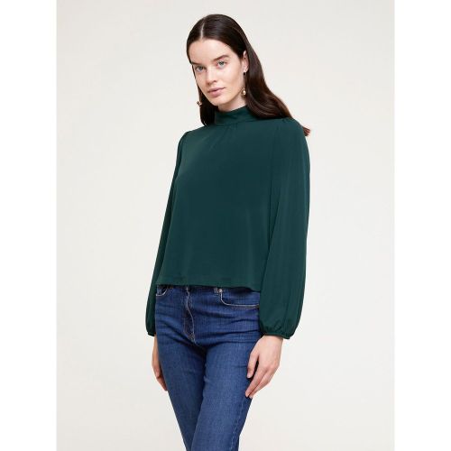 Blouse à manches longues en jersey crêpe - MOTIVI - Modalova