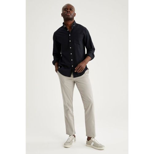 Chemise col italien manches longues - DEFACTO - Modalova