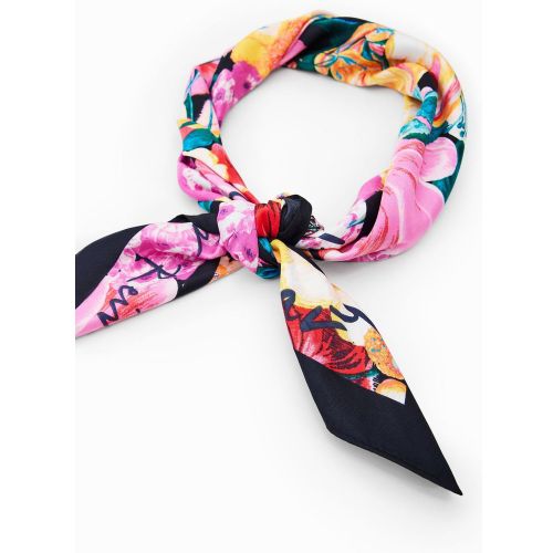 Foulard carré fleuri - Desigual - Modalova