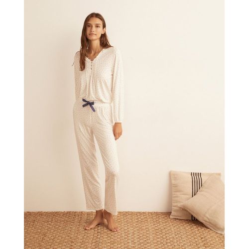 Pyjama plis nervurés à motif inégaux - ENFASIS - Modalova