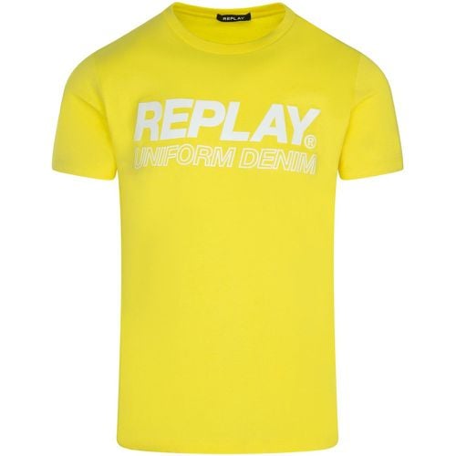 T-shirt col rond - Replay - Modalova