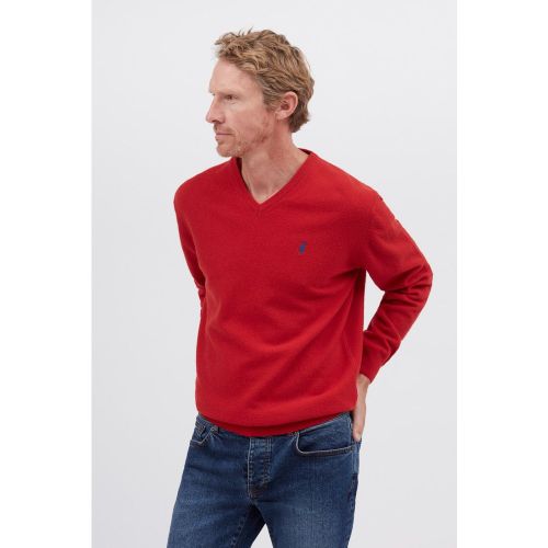 Pull laine col V - MCS - Modalova