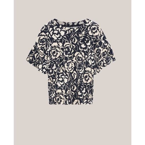 T-shirt imprimé à fleurs à manches larges - OLTRE - Modalova