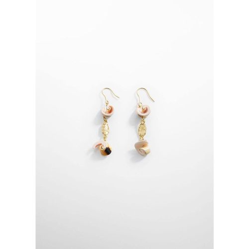 Boucles d'oreilles coquillage combinées - Mango - Modalova