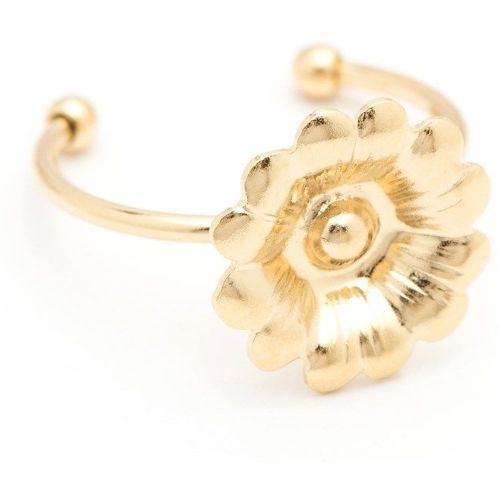 Bague fleur ajustable doré à l' fin THÉIA - MONSIEUR SIMONE - Modalova