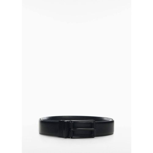 Ceinture cuir boucle - mango man - Modalova