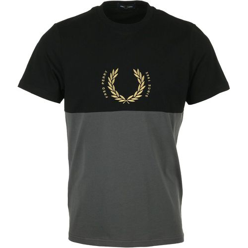 T-shirt Circle Branding Col brock - Fred Perry - Modalova