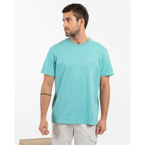 T-shirt modern fit ethan uni manches courtes col rond coton - MISE AU GREEN - Modalova