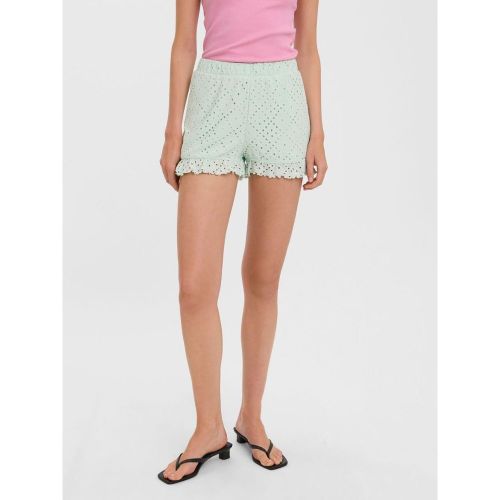 Short À taille haute orné de dentelle - Vero Moda - Modalova