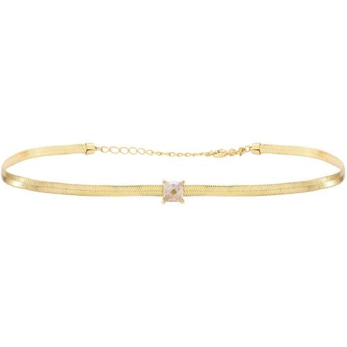 Collier choker doré à l' fin KALISTA - CAROLINE NAJMAN - Modalova
