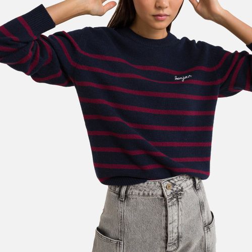 Pull rayé col rond CHOISEUL Bonjour - MAISON LABICHE - Modalova