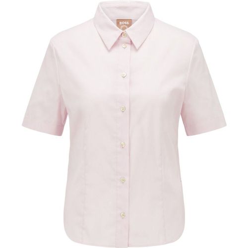 Chemisier Slim Fit en coton biologique mélangé BASHINEA - Boss - Modalova
