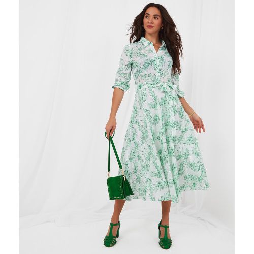 Robe chemise, ceinture à nouer, imprimée - Joe Browns - Modalova