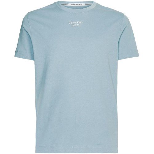 T-shirt coton col rond droit - Calvin Klein - Modalova