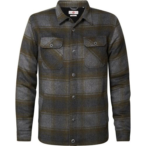 Surchemise en flannelle doublée sherpa - PETROL INDUSTRIES - Modalova