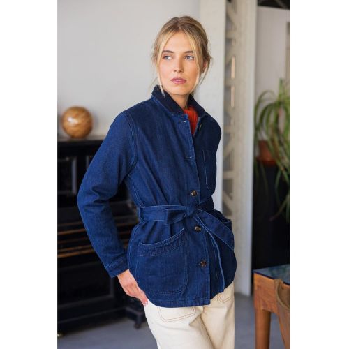 Veste col chemise uni DELOS - LA PETITE ETOILE - Modalova