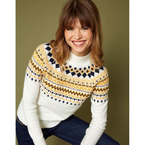 Pull épais long imprimé - RIU PARIS - Modalova