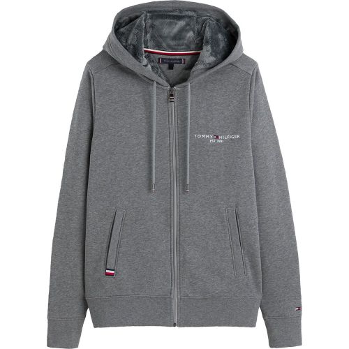 Sweat zippé à capuche doublé fausse fourrure - Tommy Hilfiger - Modalova