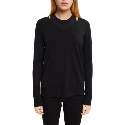 Pull col V fine maille - Esprit - Modalova