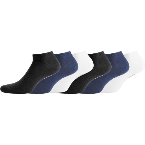 Paires de Chaussettes socquettes en coton peigné Lot de 6 - SERGE BLANCO - Modalova