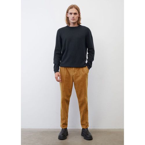 Pantalon en velours côtelé modèle Belsbo Pleats relaxed en pur coton biologique - Marc O'Polo - Modalova