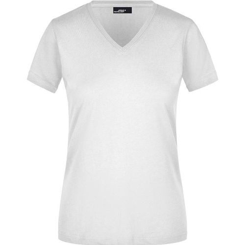 T-shirt coupe cintrée col V - JN - Modalova