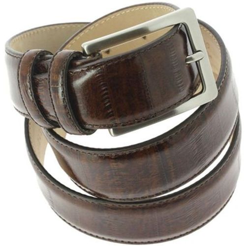 Ceinture aspect reptile en cuir ANGUILLE - ROBERT CHARLES - Modalova