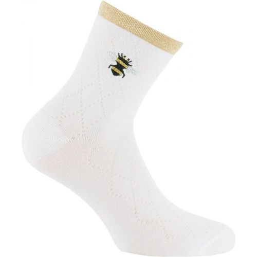 Socquettes broderie abeille - KINDY - Modalova