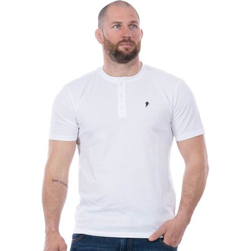 T-Shirt basique en coton Bio, col boutonné - RUCKFIELD - Modalova