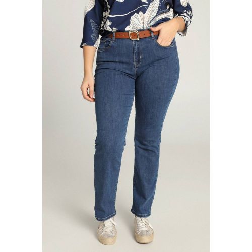 Pantalon droit avec ceinture - CASSIS - Modalova