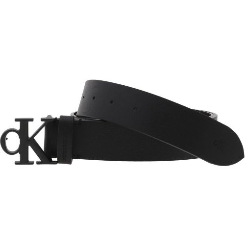 Ceinture monogramme cuir - Calvin Klein - Modalova