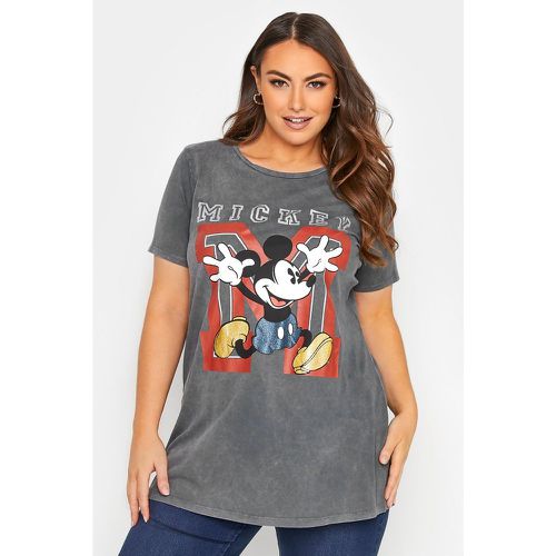T-Shirt Gris Mickey Mouse - YOURS CLOTHING - Modalova