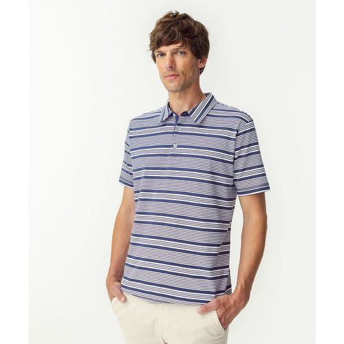 La Redoute Garçon Vêtements Tops & T-shirts T-shirts Polos Polo en maille piquée bleu saphire 