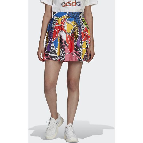 Jupe courte plissée motif pop - adidas Originals - Modalova