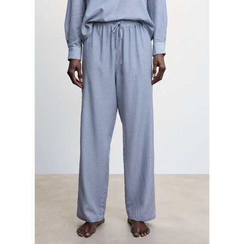 Pantalon pyjama vichy - Mango - Modalova