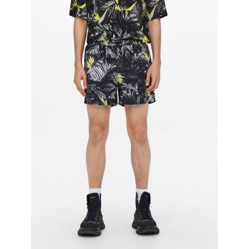 Short de bain À motif - Only & Sons - Modalova