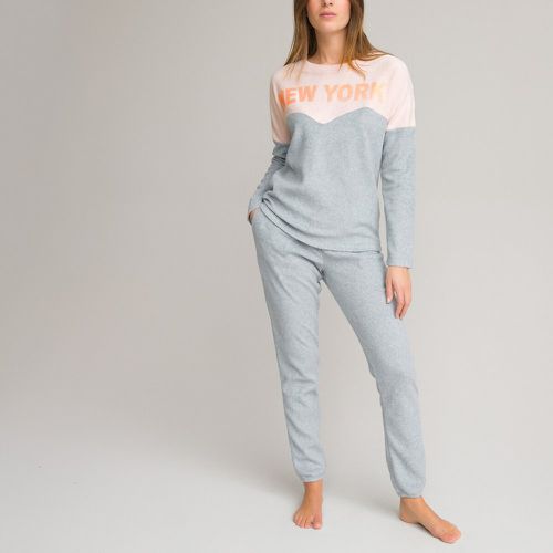 Pyjama en maille micro polaire - LA REDOUTE COLLECTIONS - Modalova
