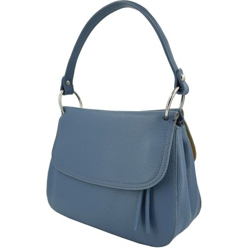 Sac porté main à rabat en cuir de vachette - SYLVAIN LEFEBVRE - Modalova
