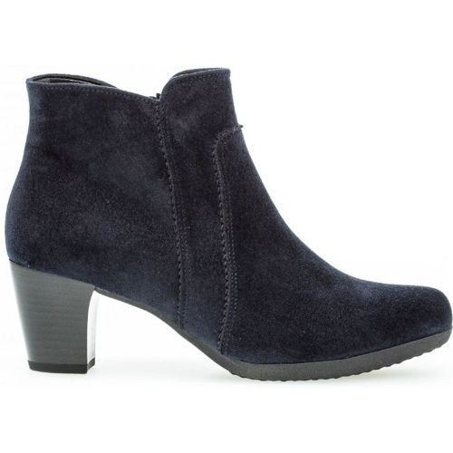 Bottines en microvelours à talon bloc - Gabor - Modalova