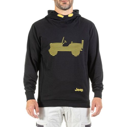 J sweatshirt à capuche impression "willys striped"j20w - Jeep - Modalova