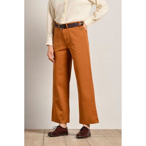 Pantalon large taille haute en coton bio POULIGUEN - MAT DE MISAINE - Modalova