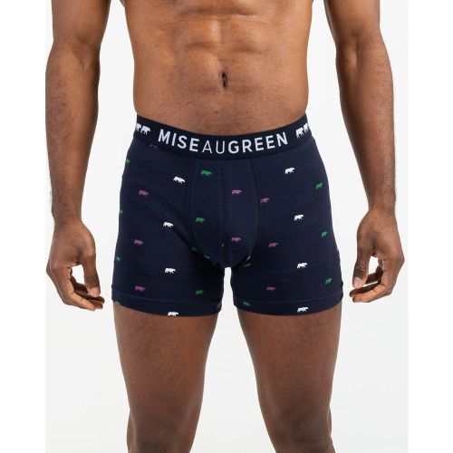 Boxer imprimé petites vaches colorées - MISE AU GREEN - Modalova